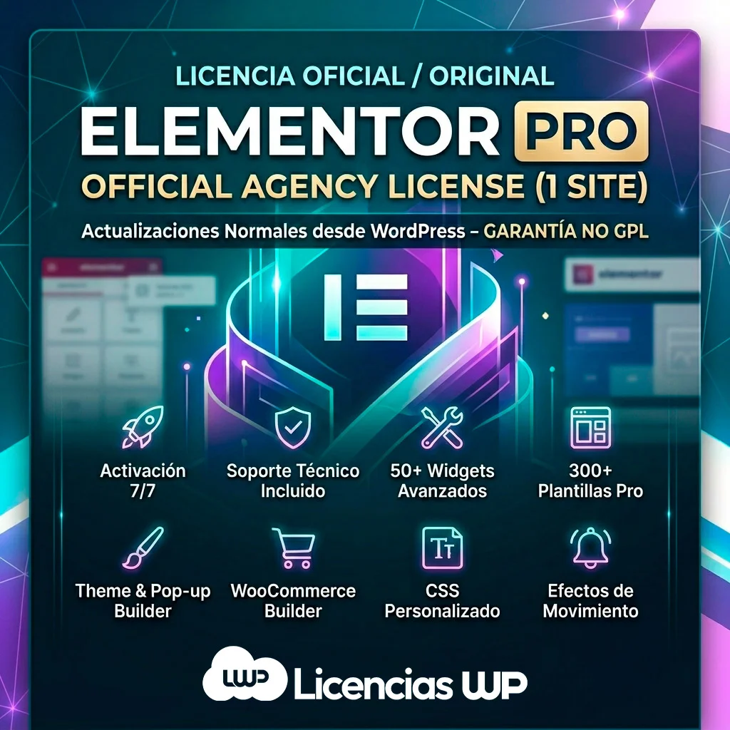 Licencia elementor pro plan essential